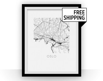 Oslo Karte Drucken