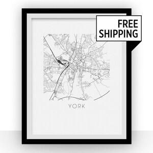 York Map Print