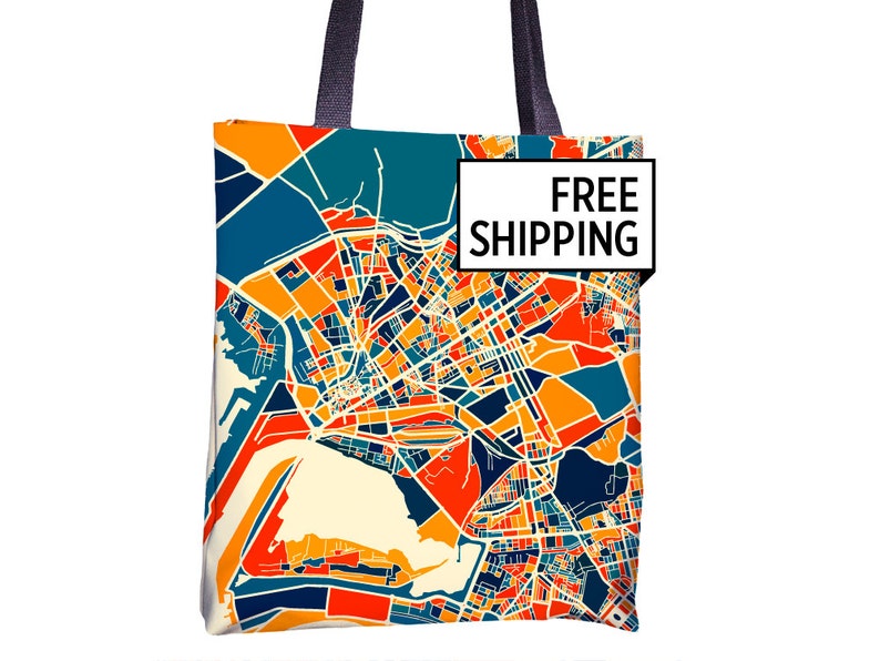 Karachi Map Tote Bag Pakistan Map Tote Bag 15x15 Etsy