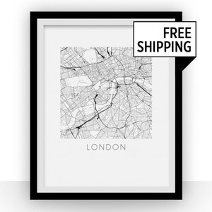 Londen kaart afdrukken