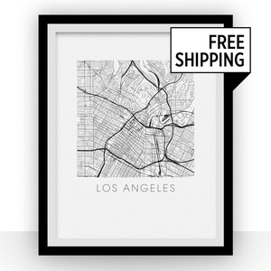 Los Angeles Karte Drucken