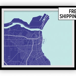 Corpus Christi Map Print - Choose your color