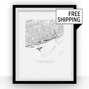 Toronto Map Print