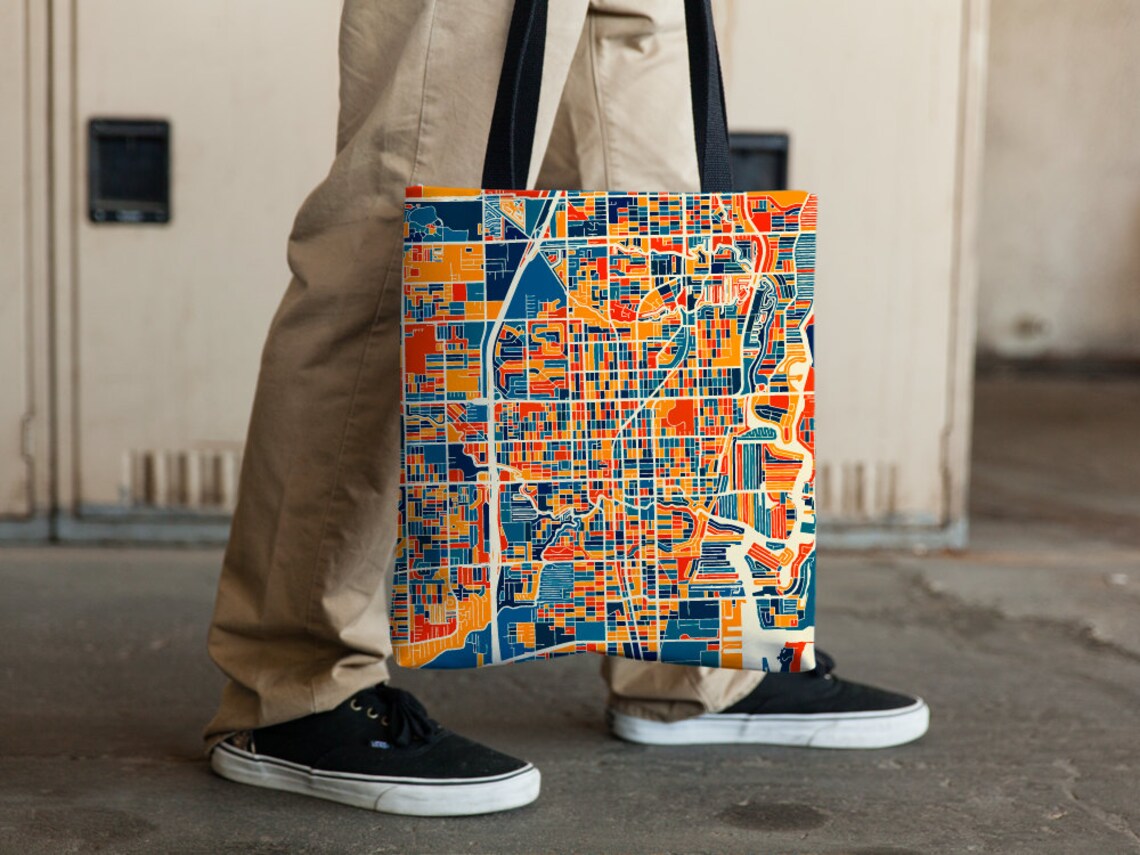 Fort Lauderdale Map Tote Bag Fort Lauderdale Map Tote Bag Etsy