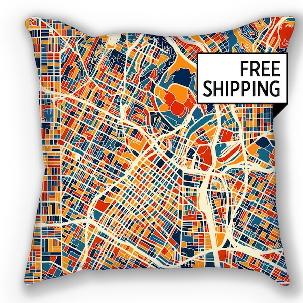 Los Angeles Pillow Etsy