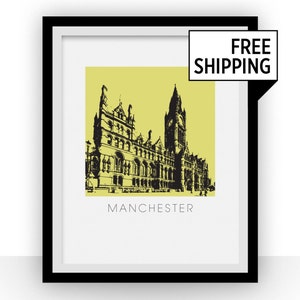 Manchester Art Poster
