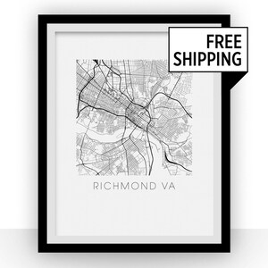 Richmond Map Print
