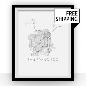 San Francisco Map Print