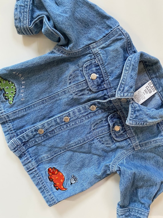 Vintage Class Club Baby Chambray Button Down with… - image 2