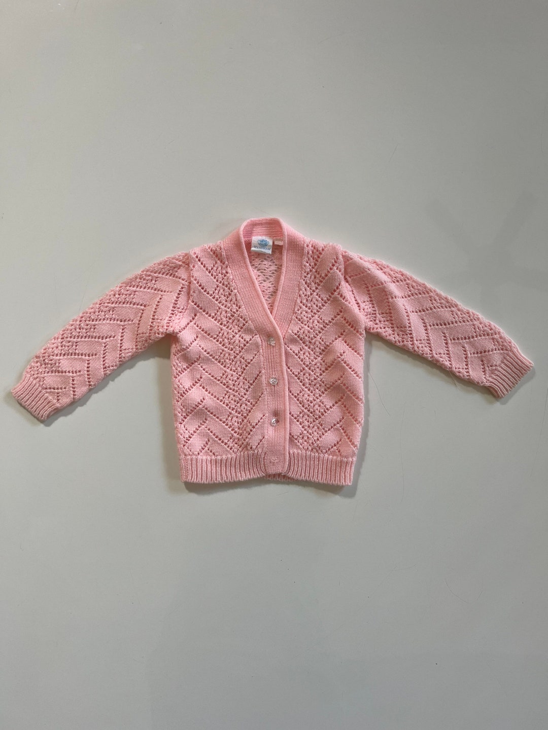 Baby Pink Piper Cardigan Sweater main image 0