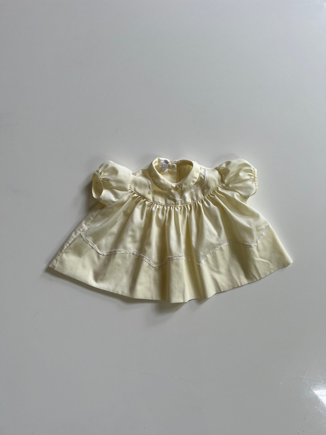 Blended Stuff Dress For Baby Boy In Yellow Color