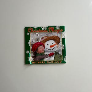 Vintage Hard Cover Childrens Christmas Book Christmas Magic by Michael Garland 2001 Y2K Christmas Kids Books and Toys 2000s Christmas