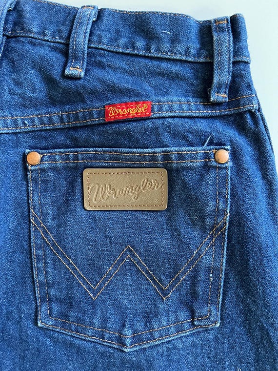 Vintage Womens Wrangler Jeans Size 11 Cropped Ank… - image 5