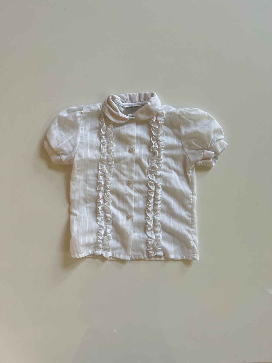 Sheer Puff Sleeve Blouse