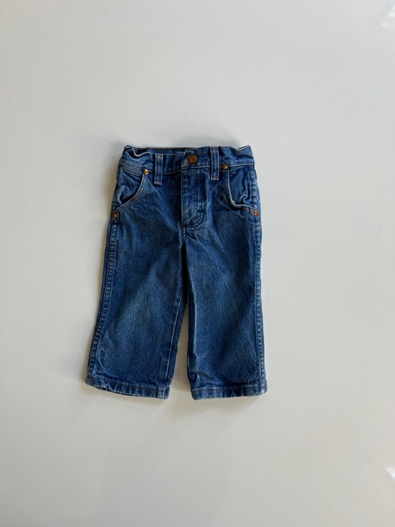 Vintage Wrangler Denim Baby and Toddler Blue Jeans