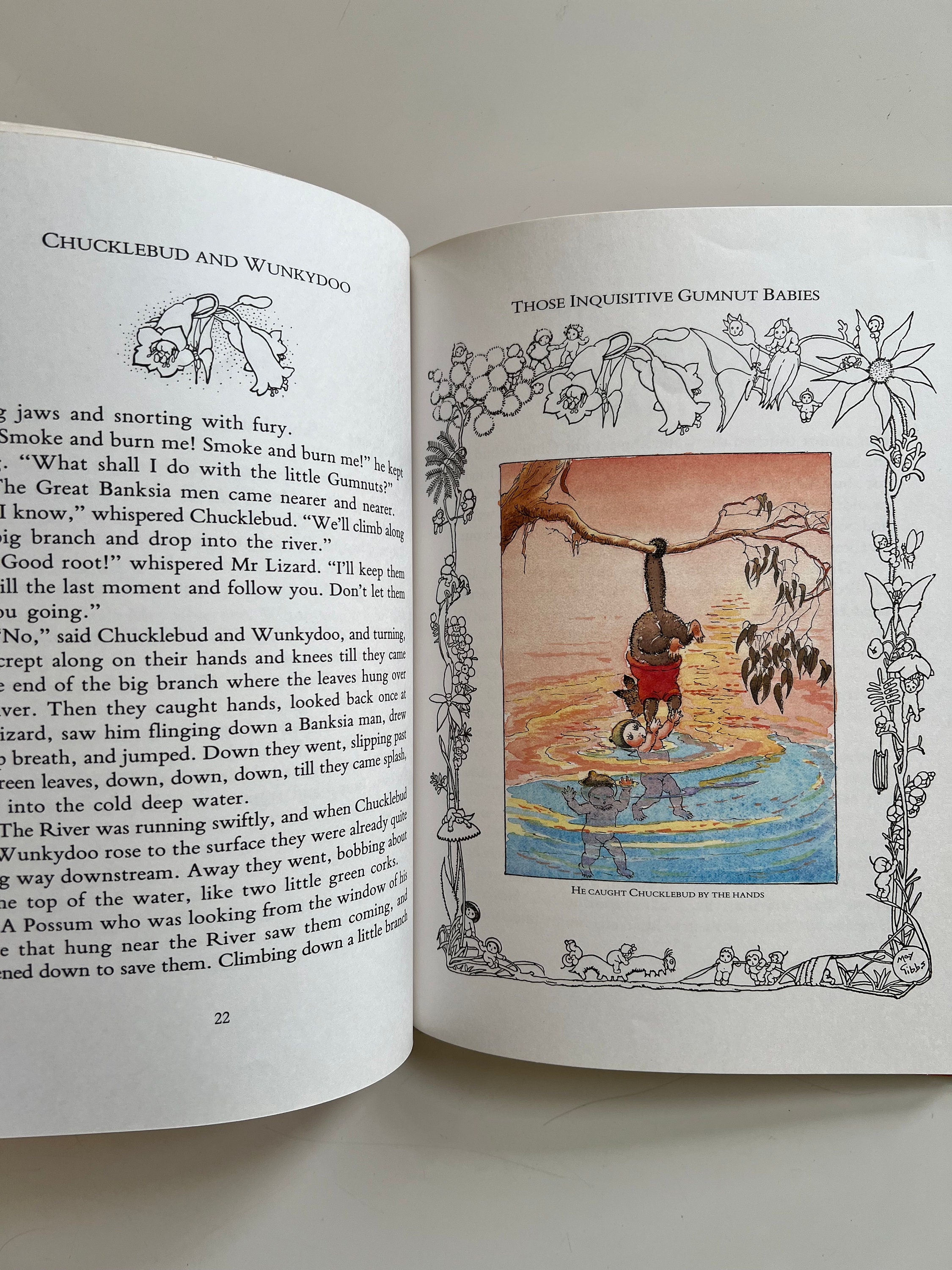 Vintage Hard Back Copy of Beloved Australian Book Gumnut Classics ...