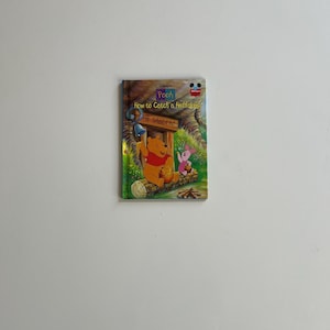 Vintage Childrens Book Disney Hard Cover Winnie the Pooh How to Catch a Heffalump 1998 Winnie the Pooh Bear Books 90s Disney Pooh Friends