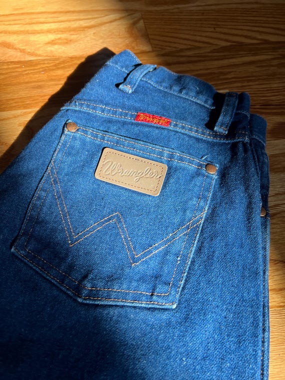 Vintage Womens Wrangler Jeans Size 11 Cropped Ank… - image 10