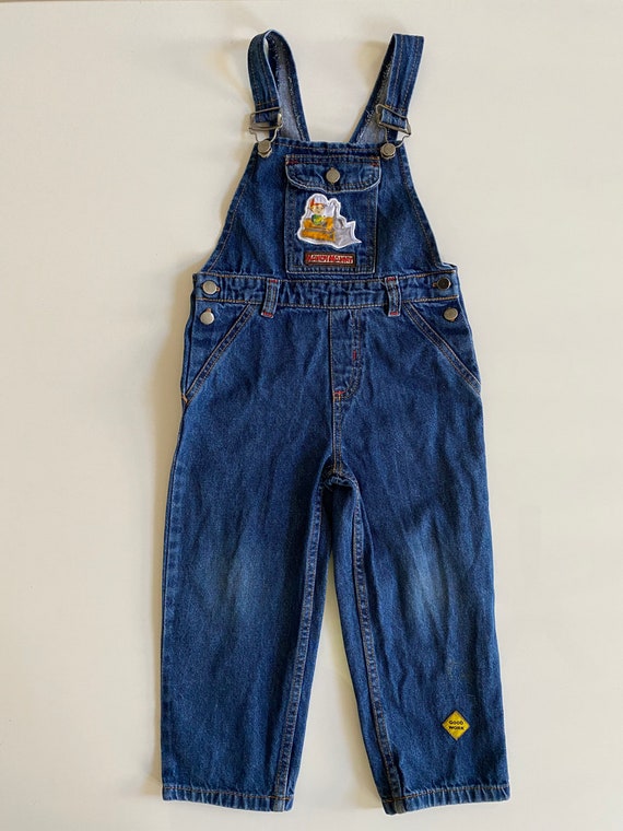 Vintage Denim Overalls Disney Brand Handy Manny Overa… - Gem