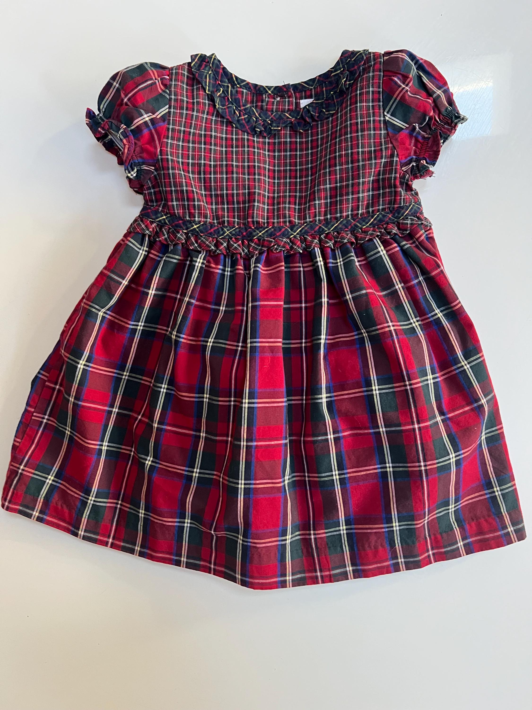white christmas dresses Pammy's Pinafore Dress (Flannel)