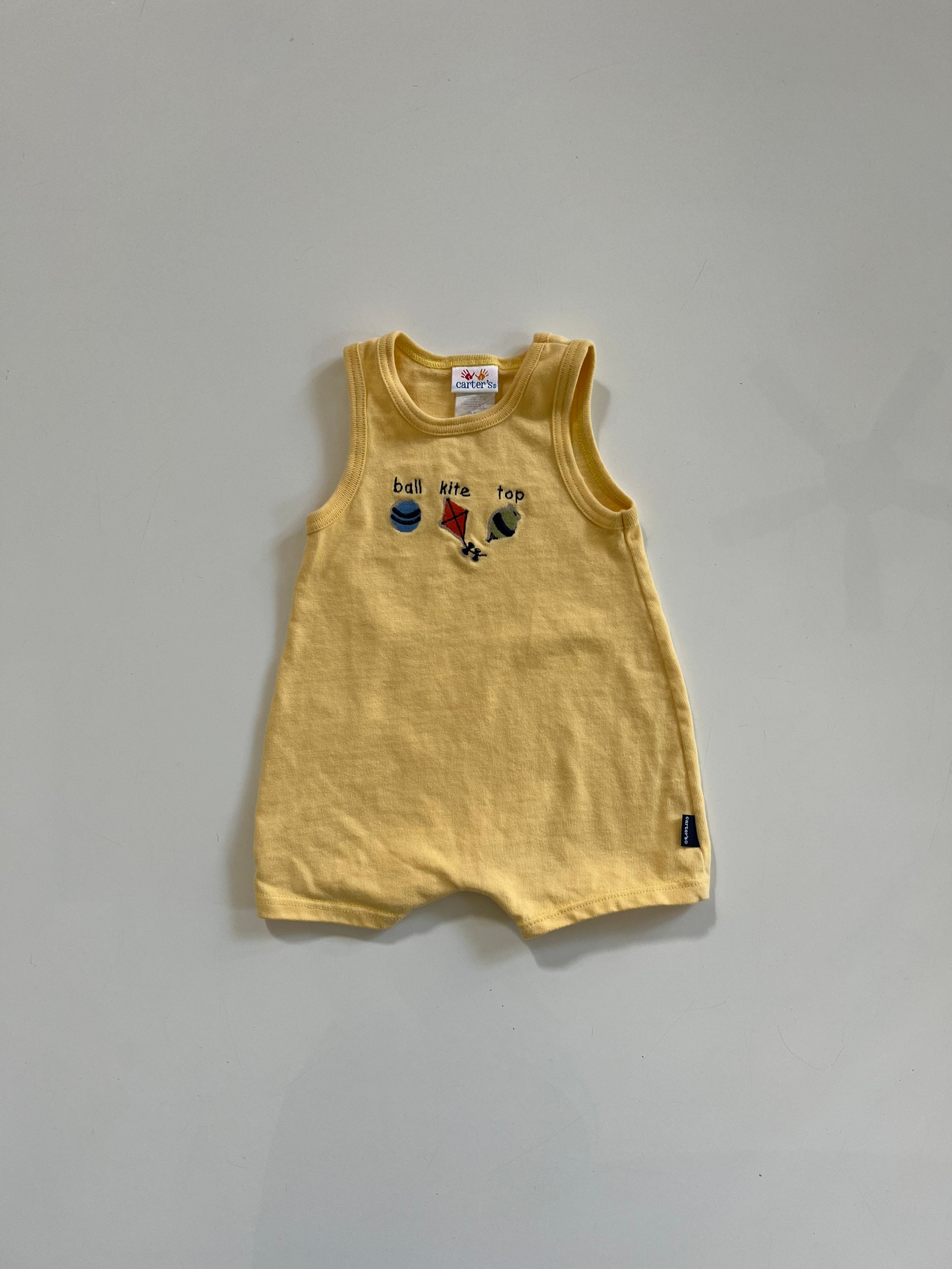 Carter's yellow romper cheap