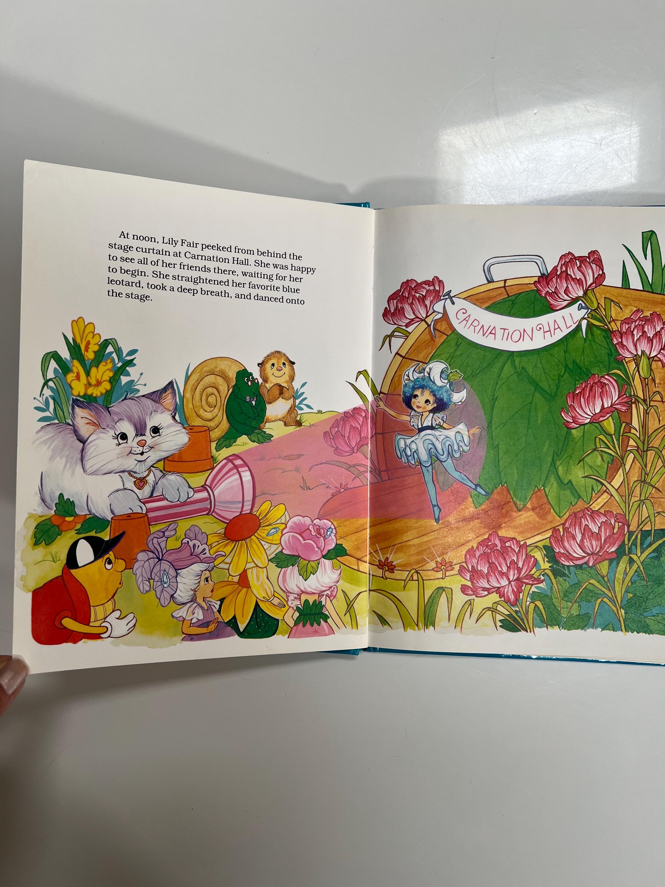 Vikky Lesson Vintage Childrens Book Hard Cover Rose Petal Place Lily Fair Learns a ...