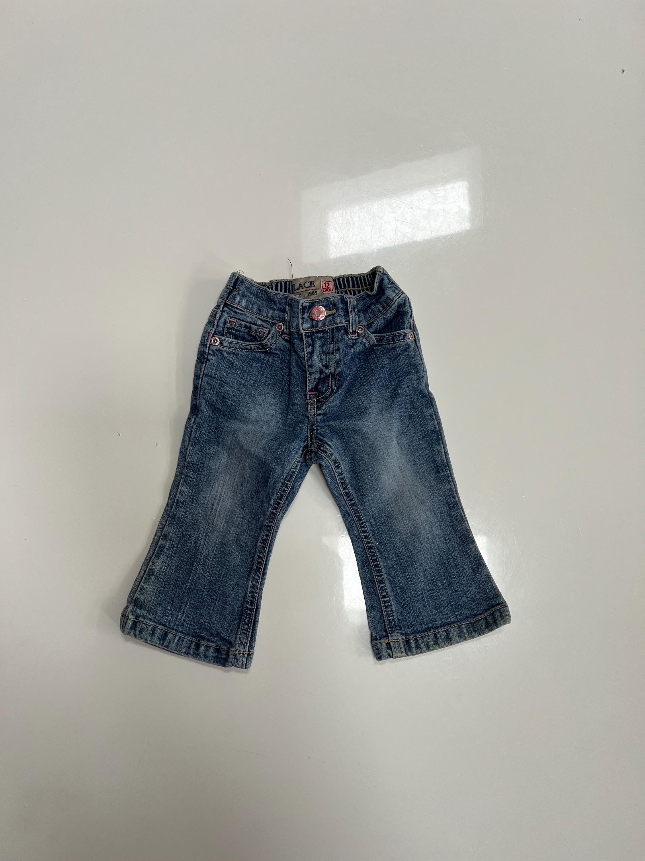 パンツ FUGA Y2K 00's Glitter Coated Flare Denim GOSTAR DE FUGA Early 00s Marble Washed Glitter Flare Bootcut Denim