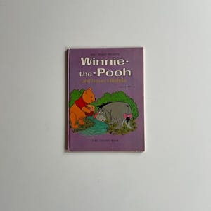 Vintage Large Hard Cover Book Winnie the Pooh and Eeyores Birthday A Big Gooden Book Story by A Milne 1965 Printing Winnie the Pooh Vintage