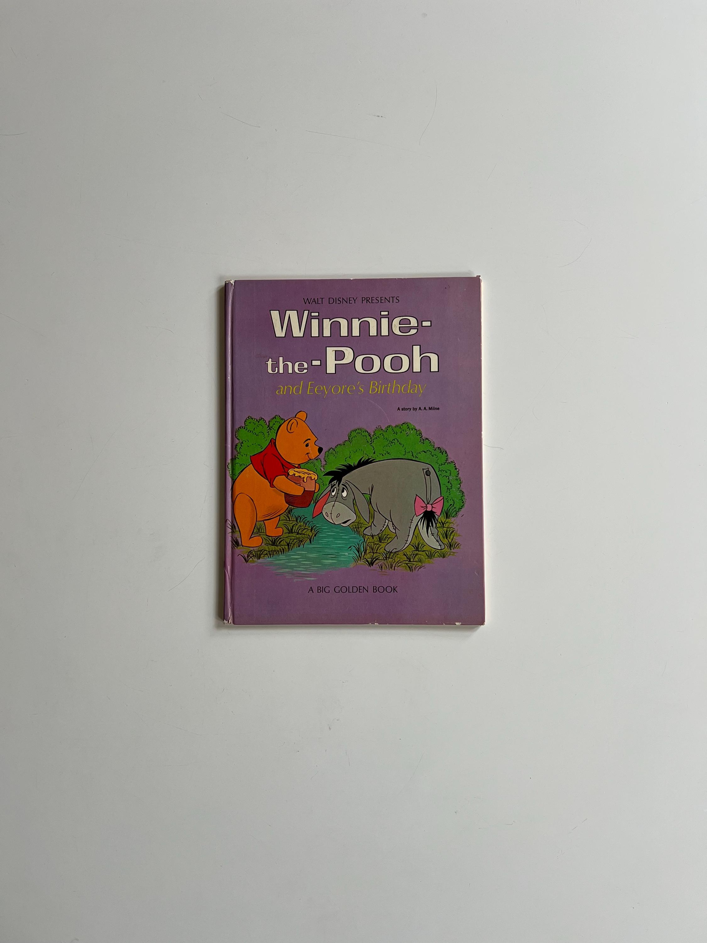 Vintage Large Hard Cover Book Winnie the Pooh and Eeyores Birthday