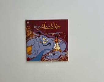Vintage 90s Disney Book Disneys Aladdin 1992 Golden Book Paperback