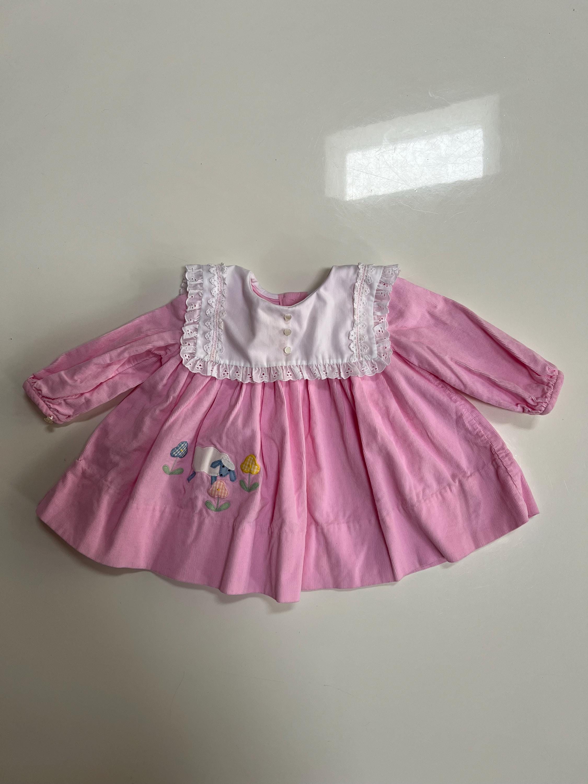 white christmas dresses Girls' Holly Jolly Christmas 3/4 Sleeve Pocket Twirl Dress Size: 4T Toddler by Mila & Rose