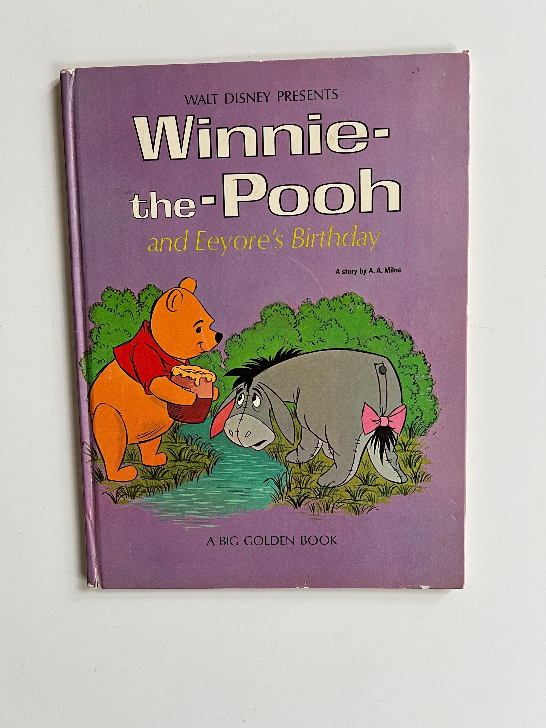 Vintage Large Hard Cover Book Winnie the Pooh and Eeyores Birthday