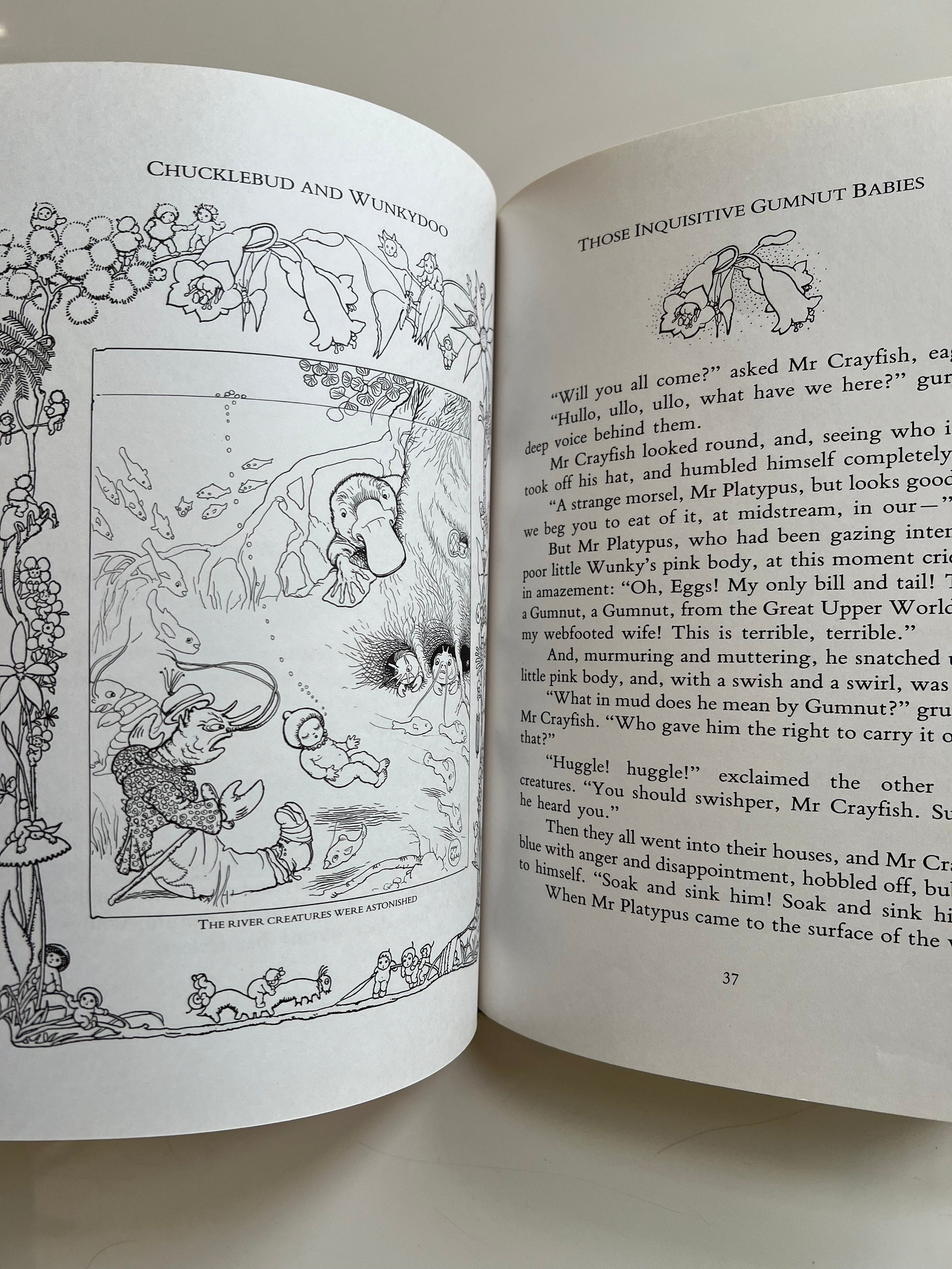 Vintage Hard Back Copy of Beloved Australian Book Gumnut Classics ...