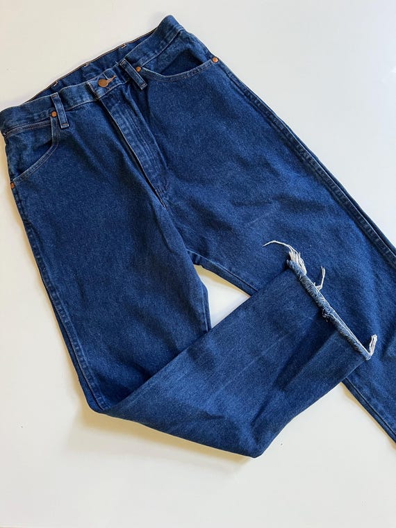 Vintage Womens Wrangler Jeans Size 11 Cropped Ank… - image 1