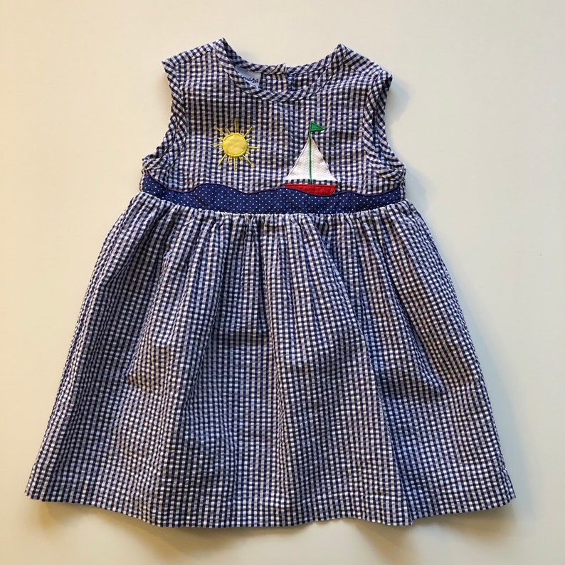purple gingham summer dress