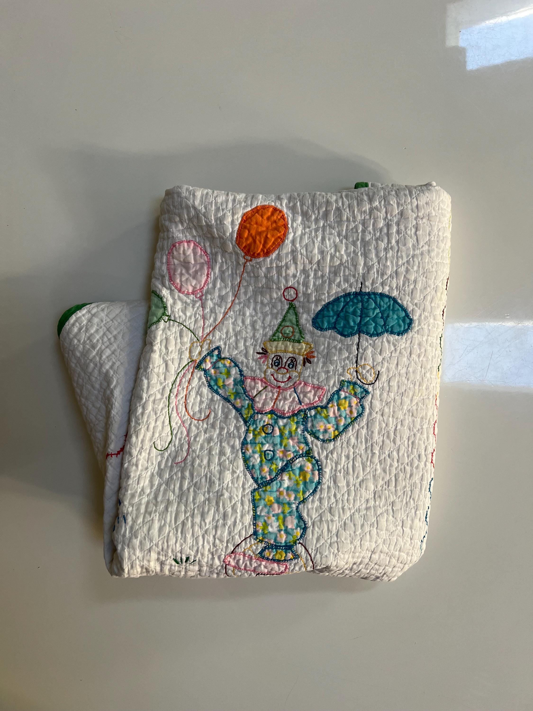 Vintage Clown Quilt - Etsy