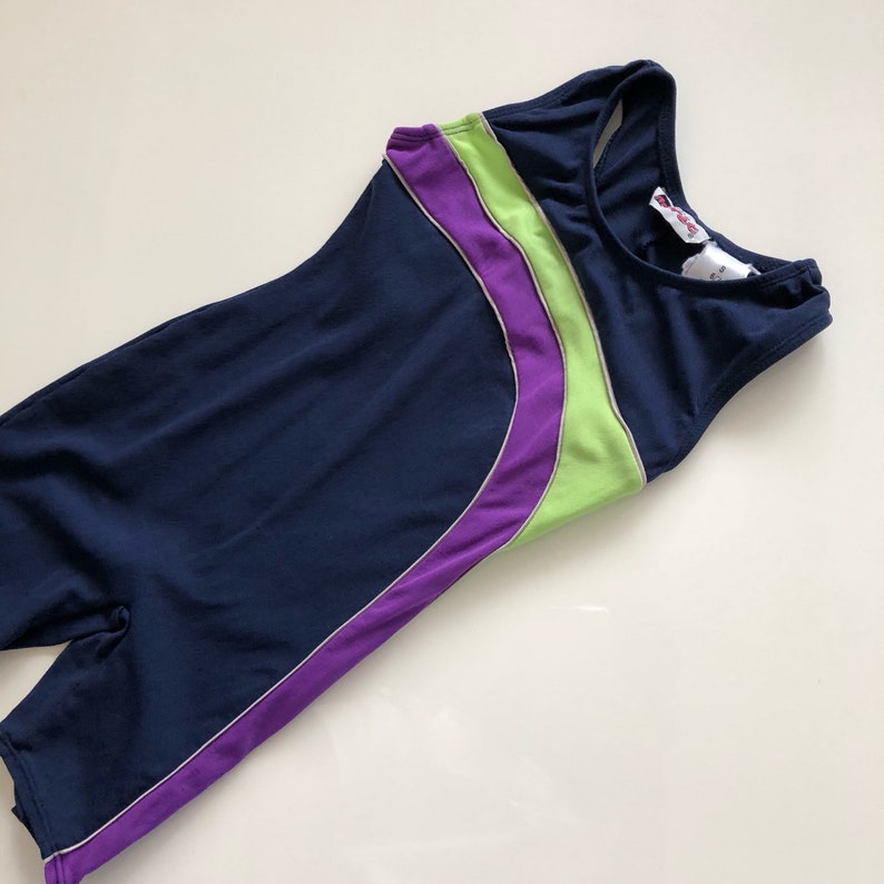 Vintage Gymnastics Unitard Leotard Toddler Girl