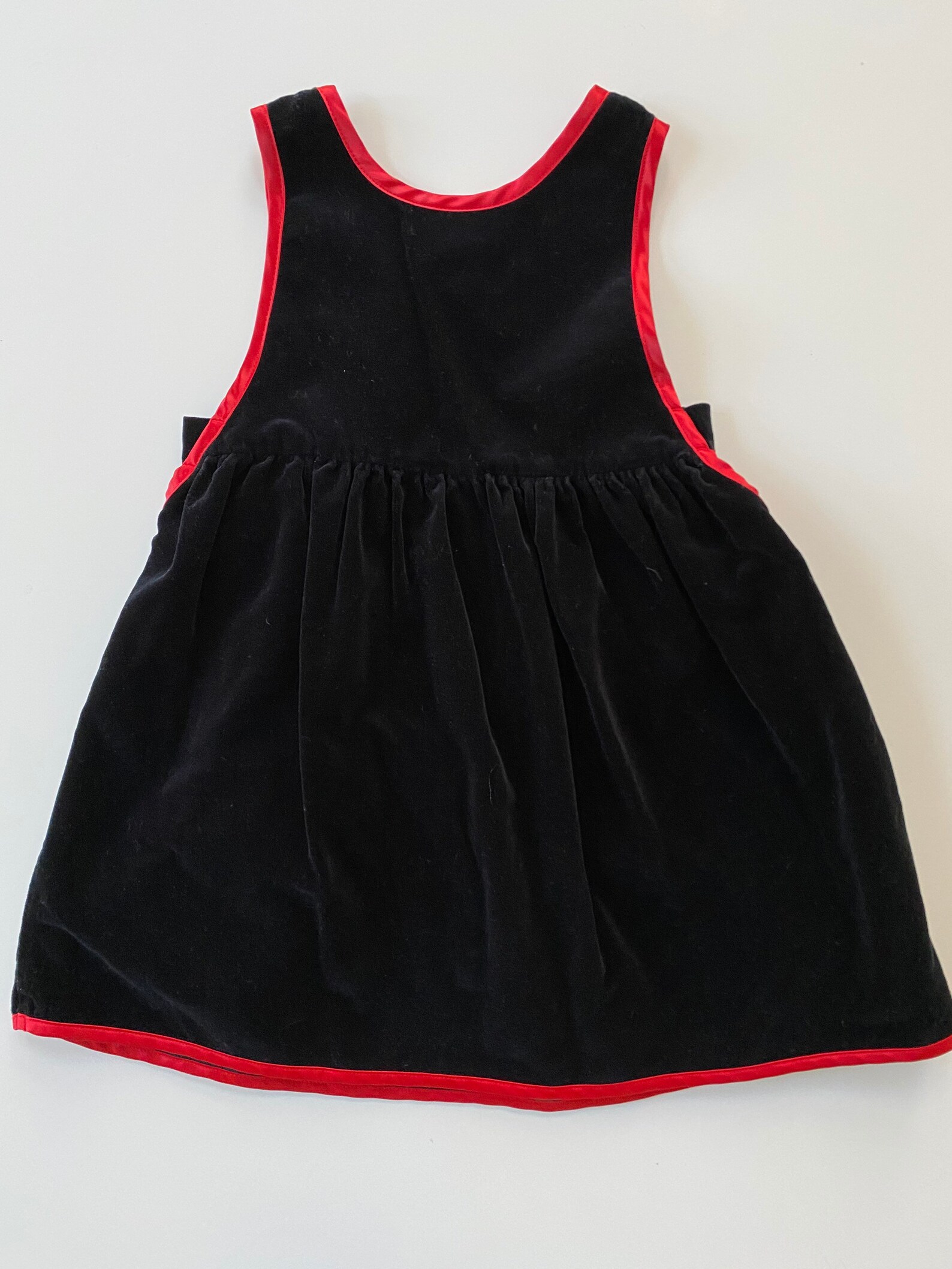 black velvet jumper dress