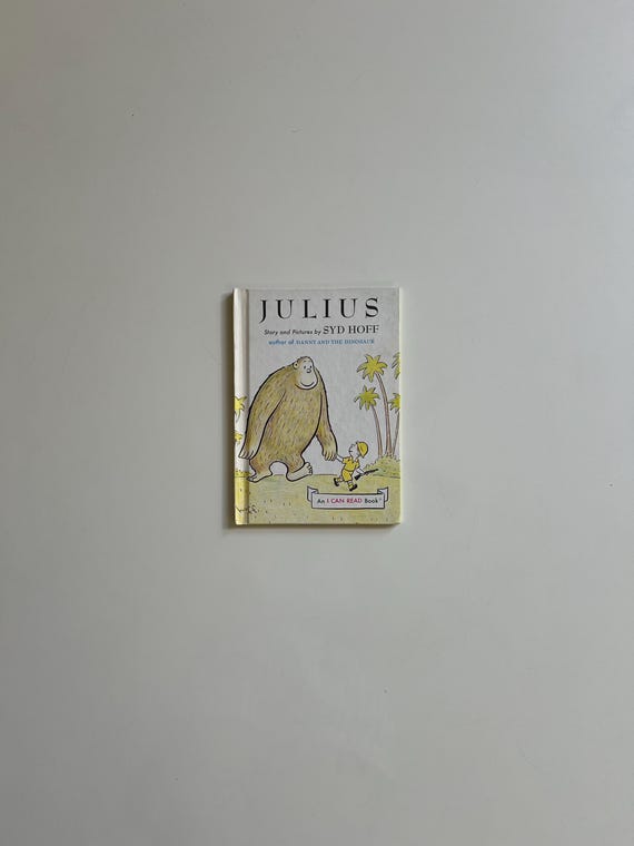 Vintage Childrens Book Julius by Syd Hoff an I Can Read Book