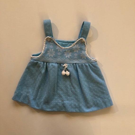 snowflake jumper dress