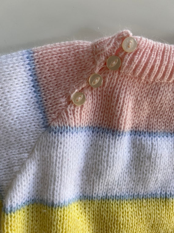 Vintage Knit Sweater Suit for Baby from Neiman Ma… - image 9