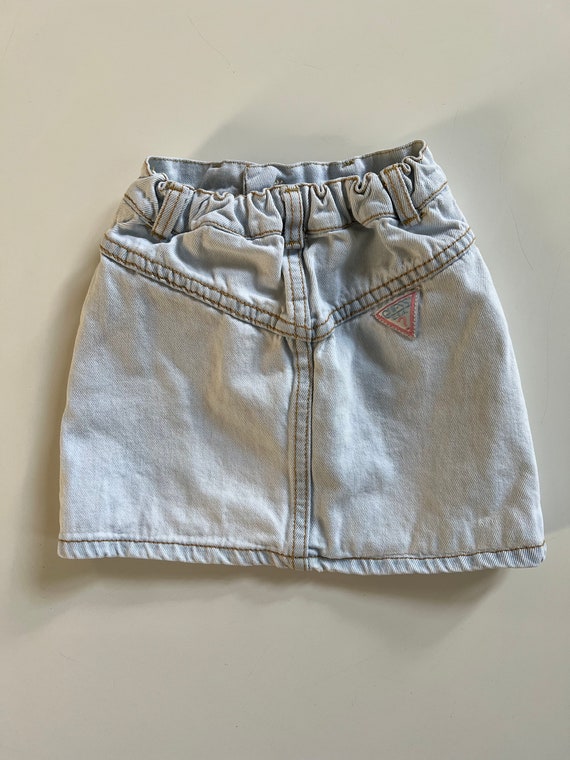 Vintage Denim Skirt by Guess Jeans for Toddler Gi… - image 6