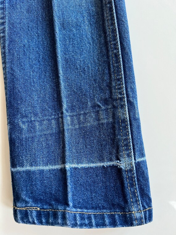 Vintage Lee  Jeans Child Size 7 Slim Medium Blue … - image 5