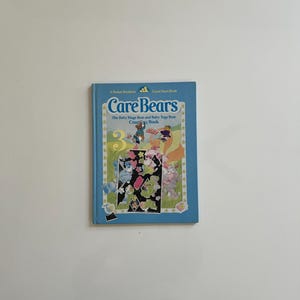 Vintage Care Bears Hard Cover Book Baby Hugs and Baby Tugs Care Bears Counting Book Toddler Counting Books Cutsie 1984 Cartoon Care Bears