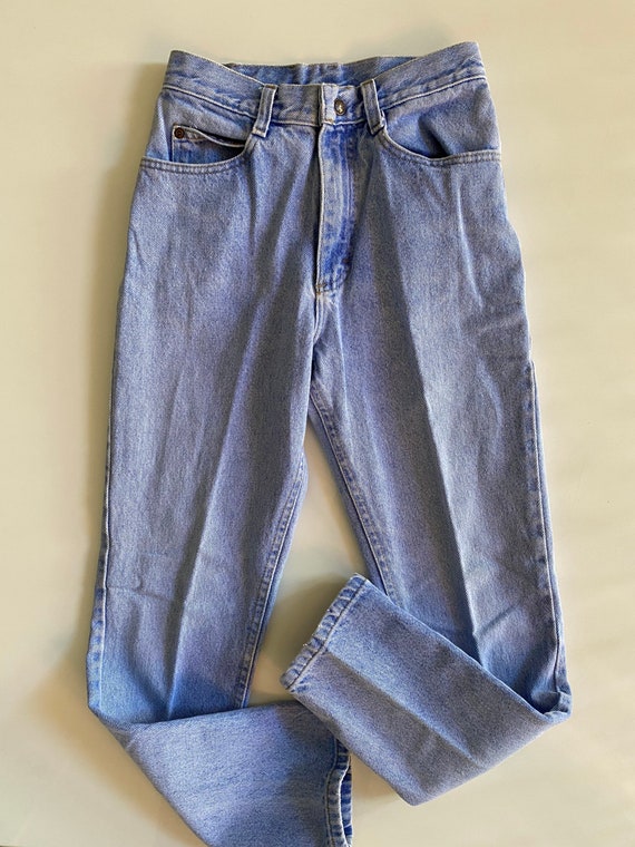 Vintage Lee Denim Light Stonewash Denim High Wais… - image 1