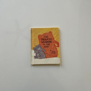The Biggest Shadow in the Zoo by Jack Kent 1981 from Parents Magazine 80s Childrens Books Cute Books About Elephants Nursery Room Decor Book