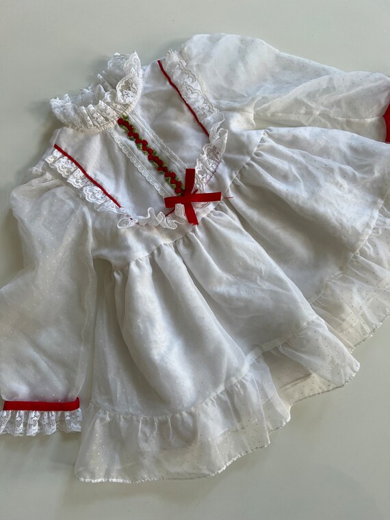 Vintage Valentines Day Dress Toddler Long Sleeve … - image 3