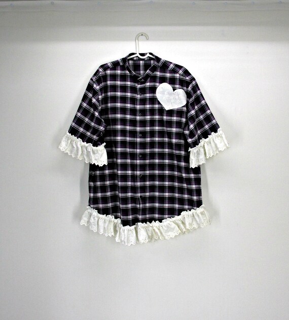 white lace top size 20