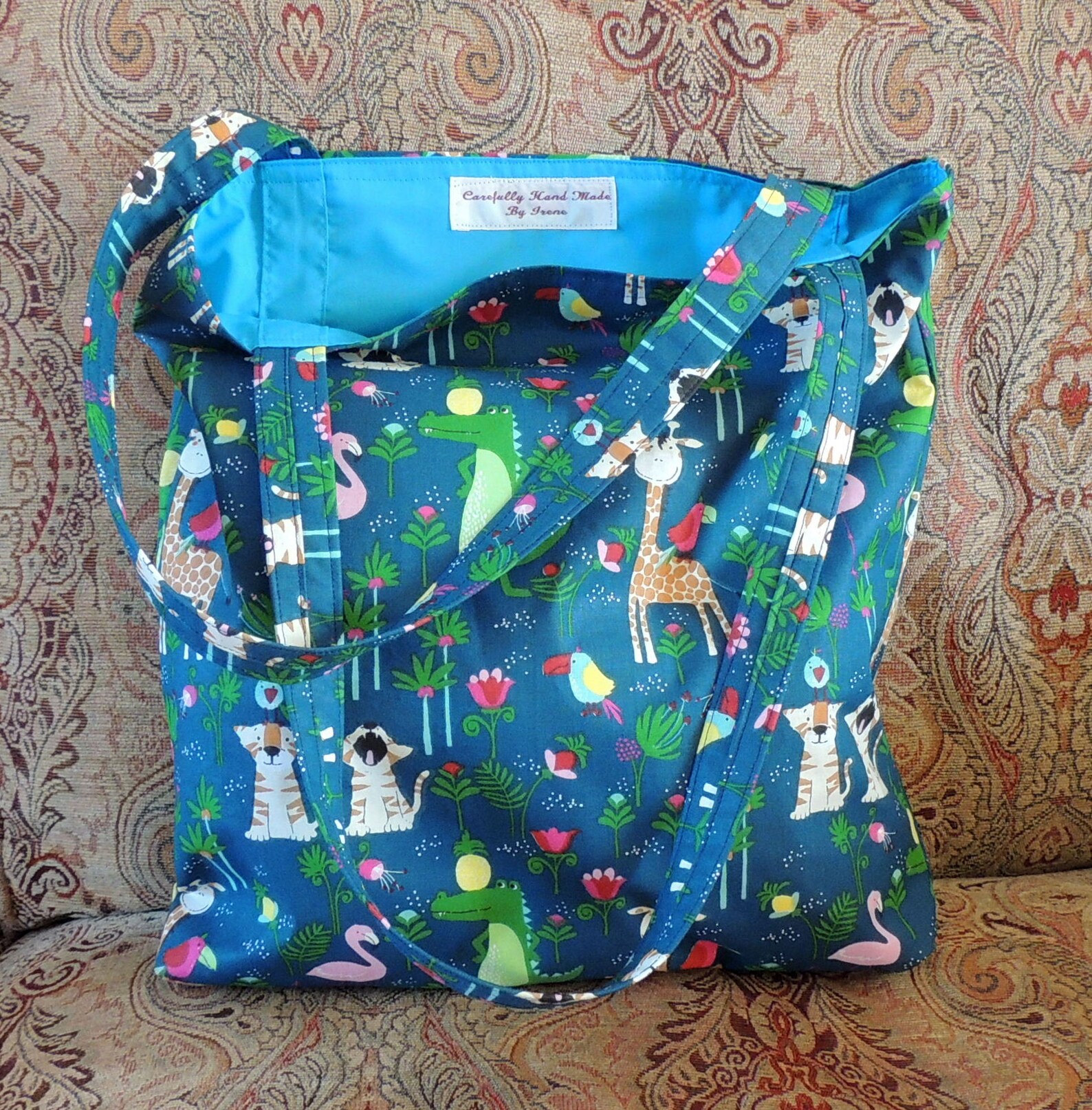 Animals Tote Bag Strong Tote Bag Craft Bag Lightweight Etsy