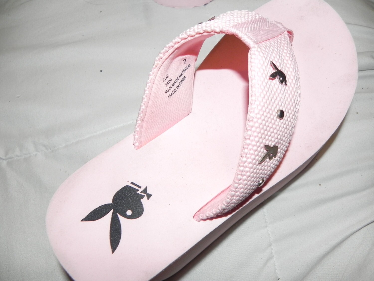playboy platform sandals